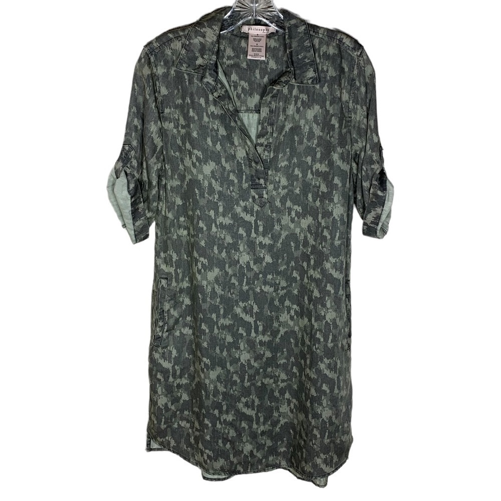 Philosophy 100% lyocell shirt dress